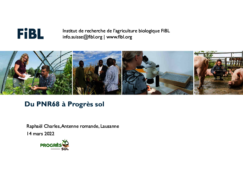 Cover Du PNR68 à Progrès Sol 