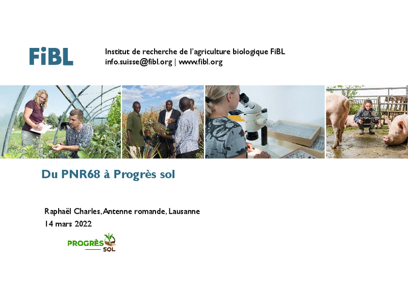 Cover Du PNR68 à Progrès Sol